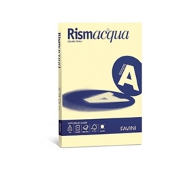 Εικόνα της 200 Φύλλα RISMACQUA 140g/m2 Απαλό Κίτρινο 07 - 29,7x42 - A3