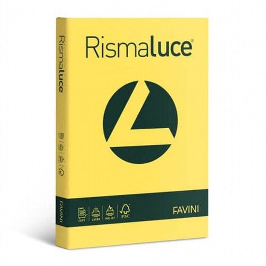 Picture of 200 Sheets RISMALUCE 140g/m2 Sun Yellow 53 - 29.7x42 - A3