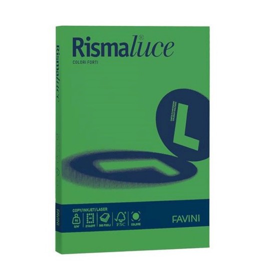 Picture of 200 Sheets RISMALUCE 140g/m2 Green 60 - 21x29.7 - A4