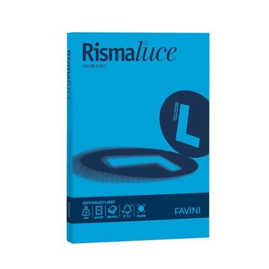 Εικόνα της 200 Φύλλα RISMALUCE 140g/m2 Μπλε 55 - 21x29,7 - A4