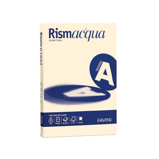 Εικόνα της 200 Φύλλα RISMACQUA 140g/m2 Καφέ 02 - 21x29,7 - A4