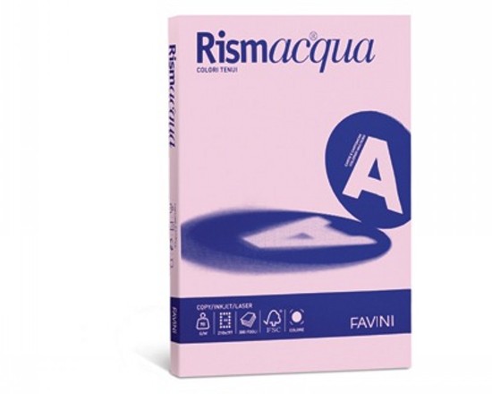 Εικόνα της 200 Φύλλα RISMACQUA 140g/m2 Μωβ 10 - 21x29,7 - A4