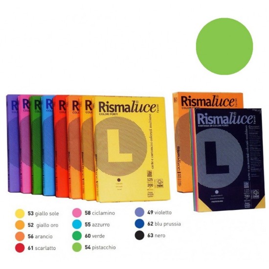 Εικόνα της 125 Φύλλα RISMALUCE 200g/m2 Φυστικί 54 - 29,7x42 - A3