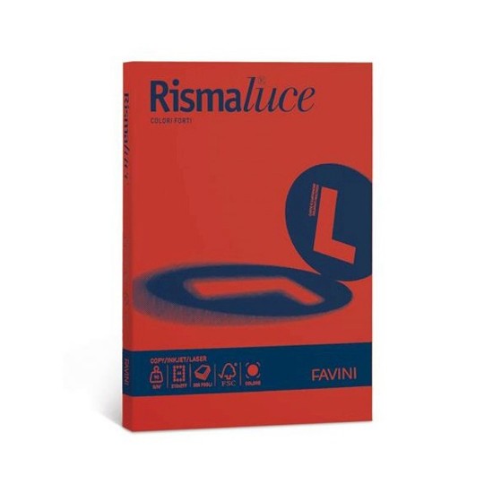 Εικόνα της 50 Φύλλα RISMALUCE 200g/m2 Άλικο 61 - 21x29,7 - A4