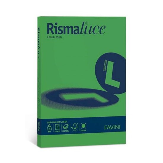 Εικόνα της 50 Φύλλα RISMALUCE 200g/m2 Πράσινο 60 - 21x29,7 - A4