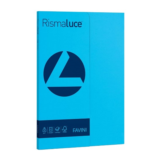 Εικόνα της 100 Φύλλα RISMALUCE 90g/m2 Μπλε 55 - 21x29,7 - A4