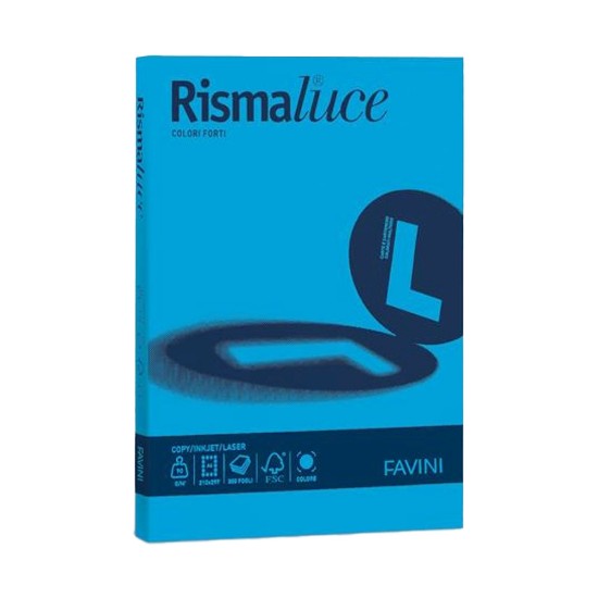 Εικόνα της 50 Φύλλα RISMALUCE 200g/m2 Μπλε 55 - 21x29,7 - A4