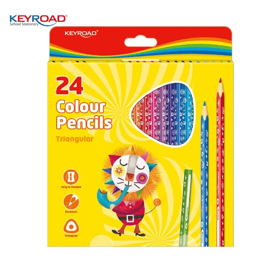 Εικόνα της Σετ Ξυλομπογιές 7'' 24 χρωμ.