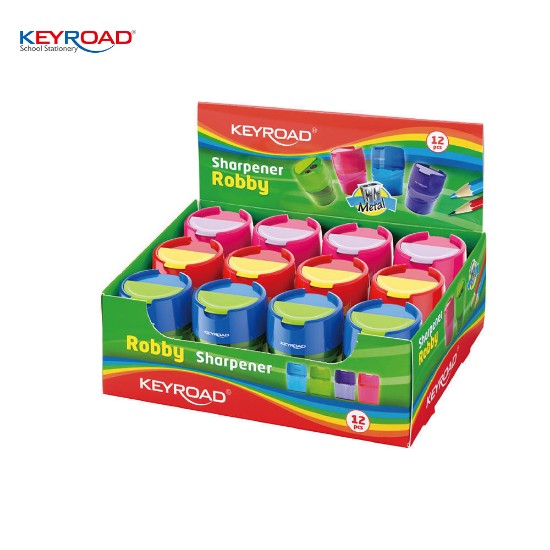 Εικόνα της 12 Ξύστρες Robby 2 οπών 3 χρωμ.