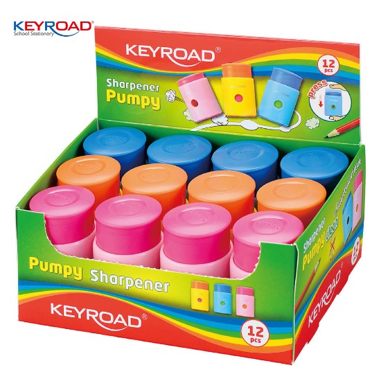 Εικόνα της 12 Ξύστρες Pumpy 3 χρωμ.