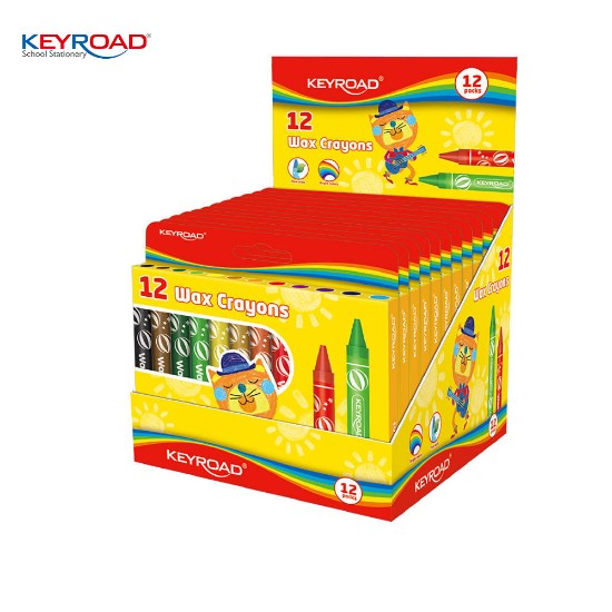 Εικόνα της 12 κουτιά Κηρομπογιές 12 χρωμ. 11mm