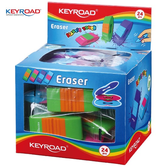 Εικόνα της 24 Γόμες Elastic Touch 4 χρωμ.