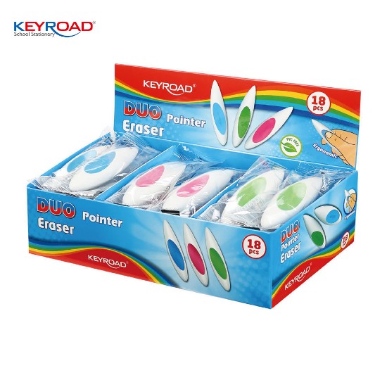 Εικόνα της 18 Γόμες Duo Pointer 3 χρωμ.