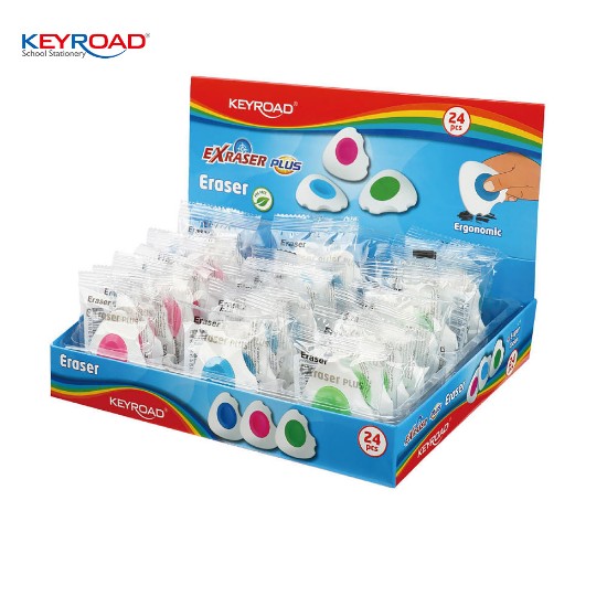 Εικόνα της 24 Γόμες οικολογικές Exraser plus 3 χρωμ.