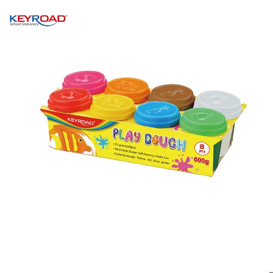 Εικόνα της Σετ πλαστελίνης 8 χρωμ.x75γρ. 600γρ.