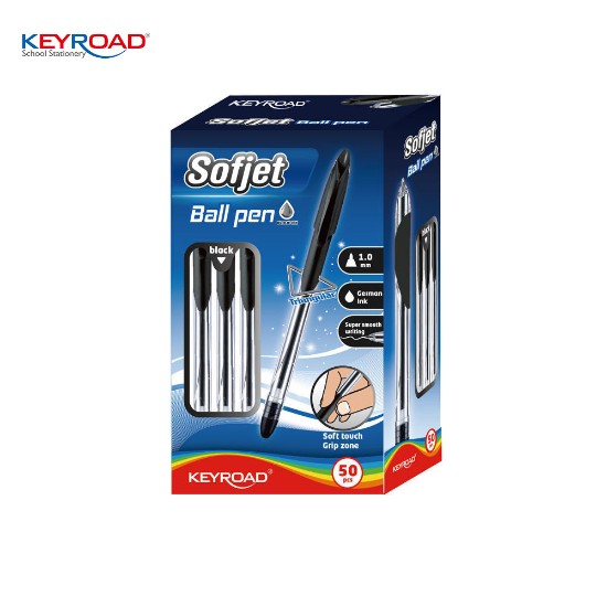 Εικόνα της 50 Στυλό Softjet Ball 1.0mm μαύρο