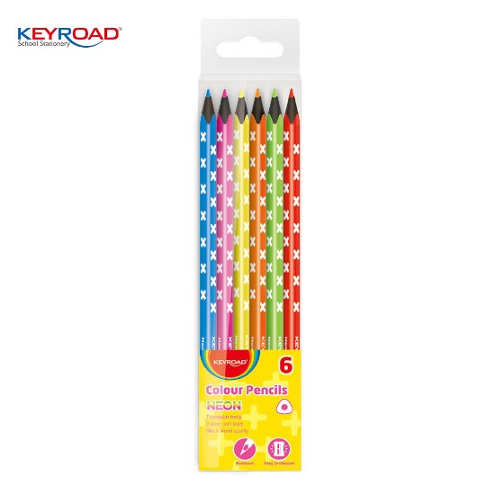 Εικόνα της Σετ Ξυλομπογιές Neon 6τμχ