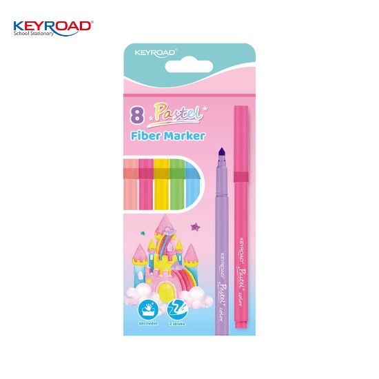 Εικόνα της Σετ Μαρκαδόροι Pastel 8 χρωμ.