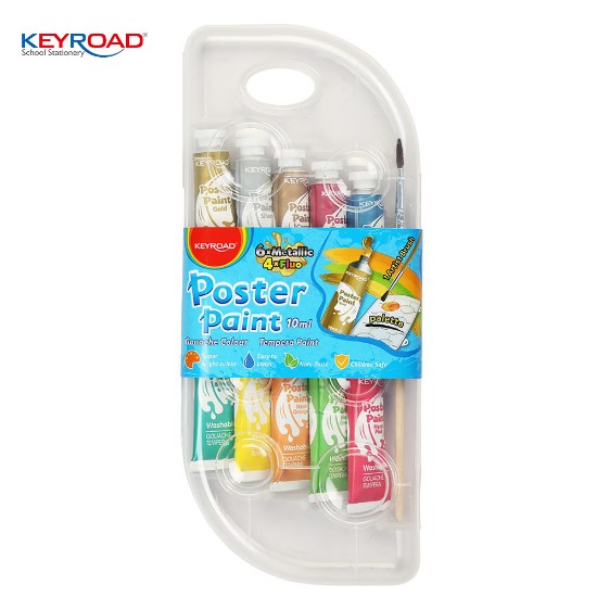 Εικόνα της Σετ Τέμπερες 10ml 10 neon+pastel χρωμ.