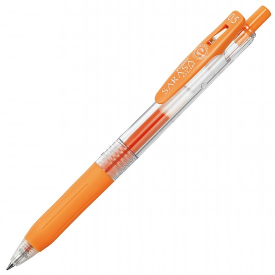 Picture of Sarasa Clip Gel Pen 0.5  Orange (JJ15OR)