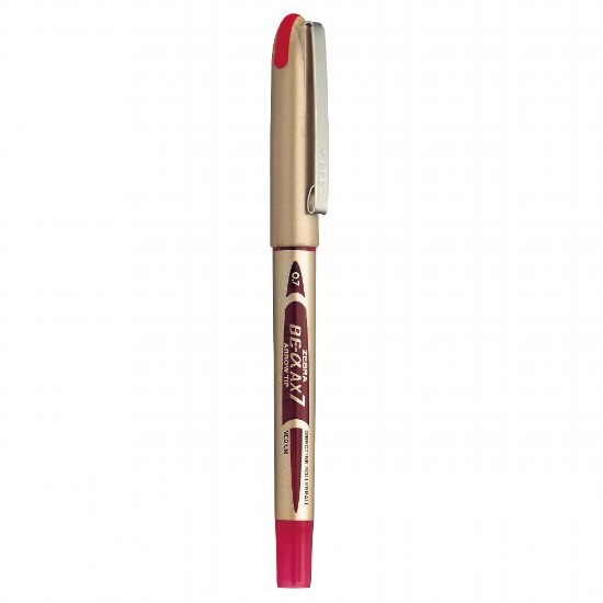 Picture of AX7 Roller Pen Gold 0.7mm  red writing