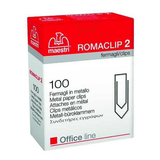 Εικόνα της Συνδετήρες Romaclip No.2/100