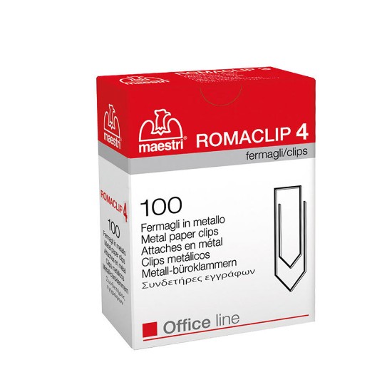 Εικόνα της Συνδετήρες Romaclip No.4/100