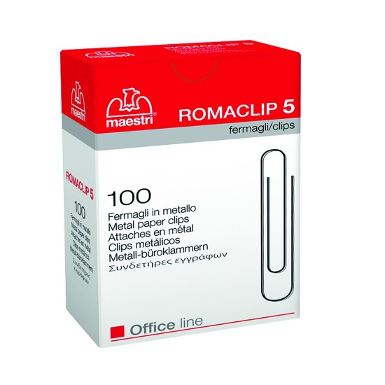 Εικόνα της Συνδετήρες Romaclip No.5/100