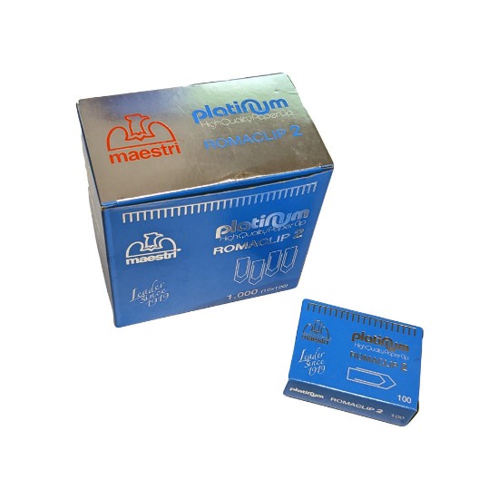 Εικόνα της Συνδετήρες Platinum clip No.2/100