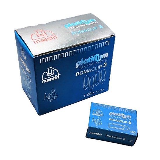 Εικόνα της Συνδετήρες Platinum clip No.3/100