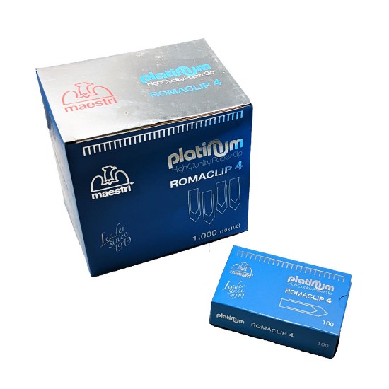 Εικόνα της Συνδετήρες Platinum clip No.4/100