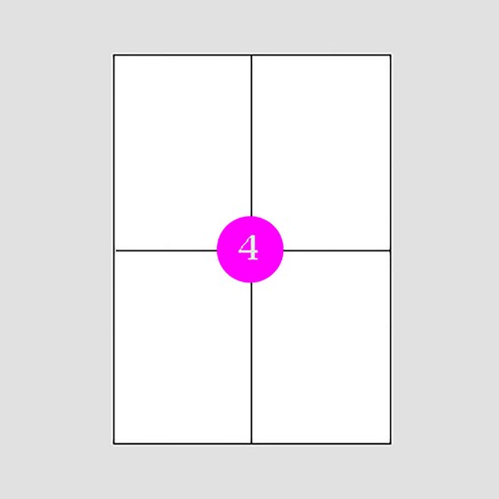 Εικόνα της Αυτοκόλλητες Ετικέτες 105x148,5 [4]