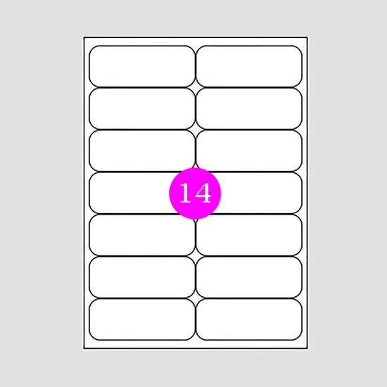 Picture of Adhesive Labels 99,1x38,1 (14)