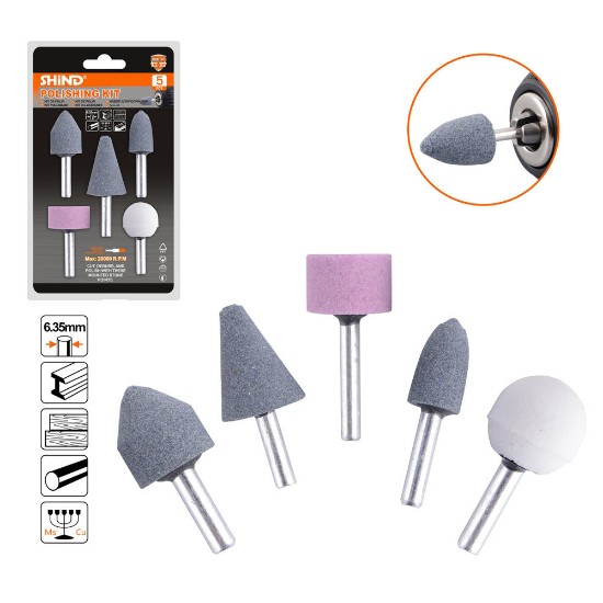 Εικόνα της ΣΕΤ ΤΡΟΧΟΛΙΘΑΚΙΑ 5 ΤΕΜ.