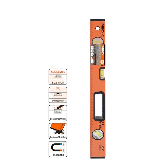 Εικόνα της ΑΛΦΑΔΙ ΑΛΟΥΜΙΝΙΟΥ ΜΑΓΝΗΤΙΚΟ 50cm