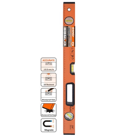 Εικόνα της ΑΛΦΑΔΙ ΑΛΟΥΜΙΝΙΟΥ ΜΑΓΝΗΤΙΚΟ 60cm