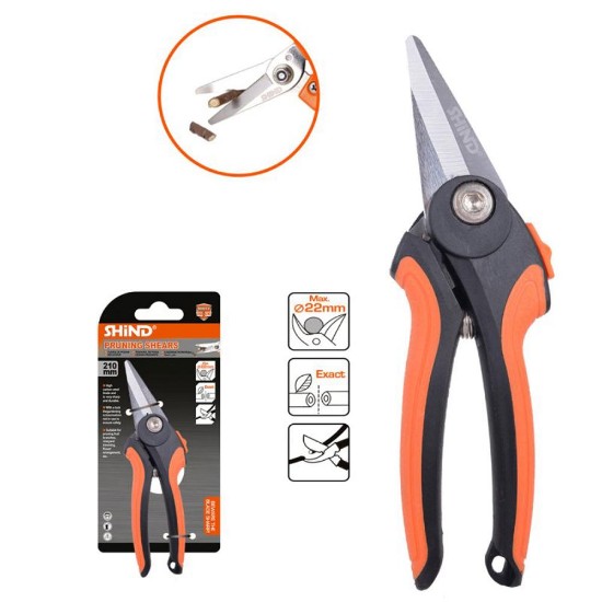 Εικόνα της ΨΑΛΙΔΙ ΚΛΑΔΕΜΑΤΟΣ 210mm ΜΕ ΛΑΒΗ TPR Comfort