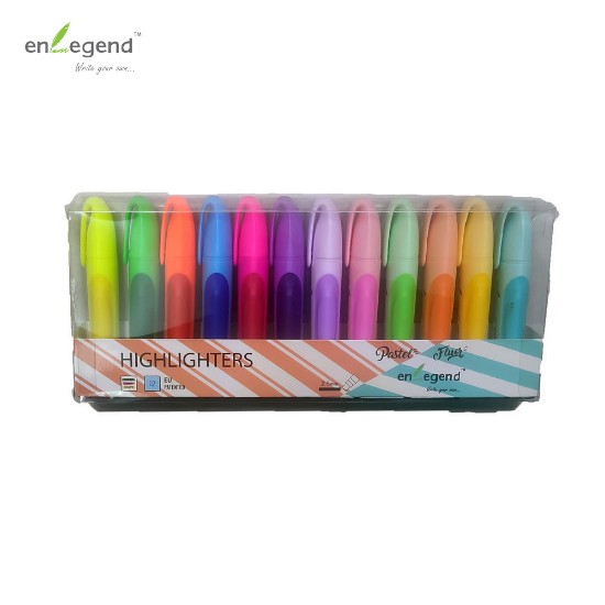 Εικόνα της 12 μαρκαδόροι υπογράμμισης neon/pastel