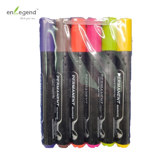 Εικόνα της 6 μαρκαδόροι ανεξίτηλοι επαναγεμιζόμενοι