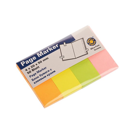 Εικόνα της Σελιδοδείκτης 20x50, 4x50φ., pastel mix