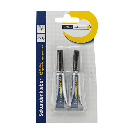 Εικόνα της Υγρή σούπερ κόλλα 2Χ3γρ.