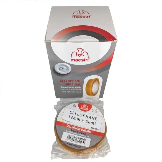 Εικόνα της 12 Σελοτέϊπ Cellophane Maestri 12x66
