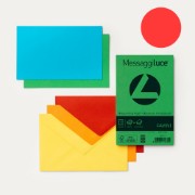 Εικόνα της 10 Φάκελοι 90g/m2 + 10 Κάρτες 200g/m2 MESSAGGI Άλικο 61 - 9x14 - C9