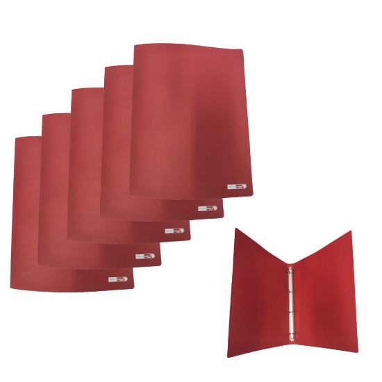 Εικόνα της 5 Κλασέρ 4 κρίκων 25Χ31,5Χ2,2 Κόκκινα Ματ