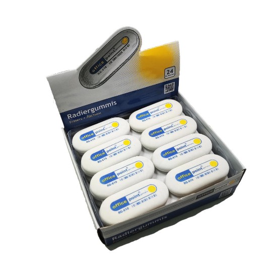 Εικόνα της MAG-6100100-00 - 10 Γόμες οβάλ λευκές - 1/40