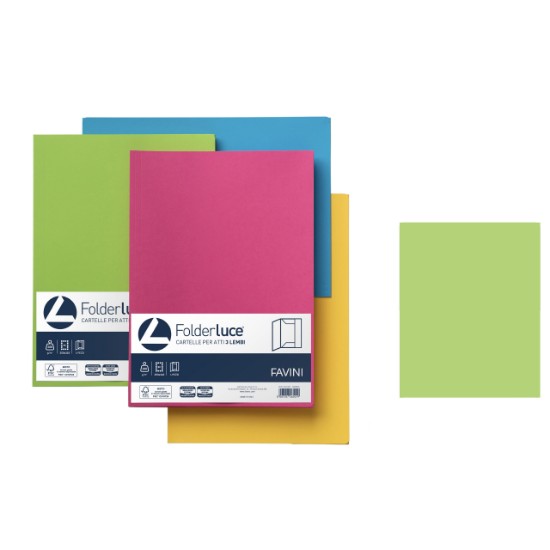 Εικόνα της Φάκελοι (6) 24,5x34,5 με Πτερύγια 200g Πράσινοι LUCE