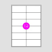 Picture of Adhesive Labels 97x42,4 [12]