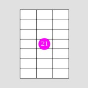 Εικόνα της 70x42,43 [21] Αυτοκόλλητες Ετικέτες