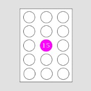 Picture of Adhesive Labels Φ50 (15)
