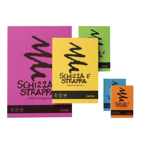 Εικόνα της Μπλοκ SCHIZZA & STRAPPA 150φ - A4